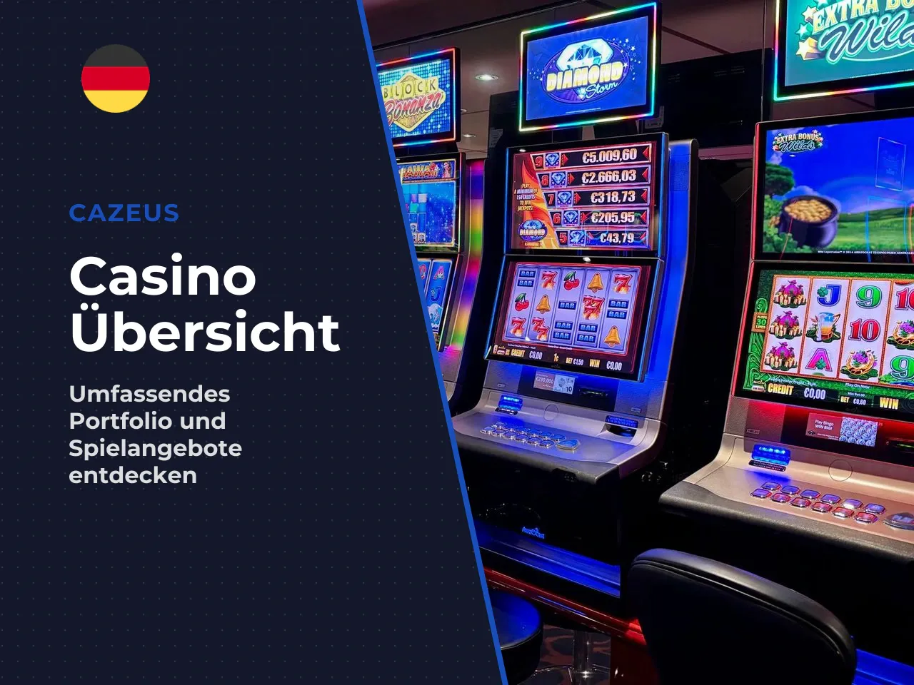 Cazeus Casino Online im Überblick Angebot