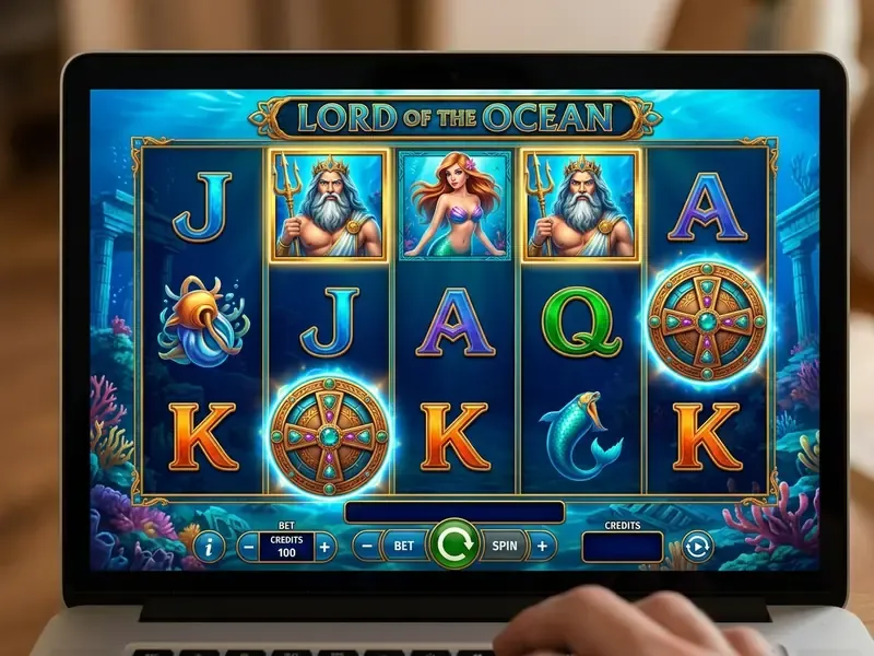 Lord of the Ocean Symbole und Benutzeroberfläche