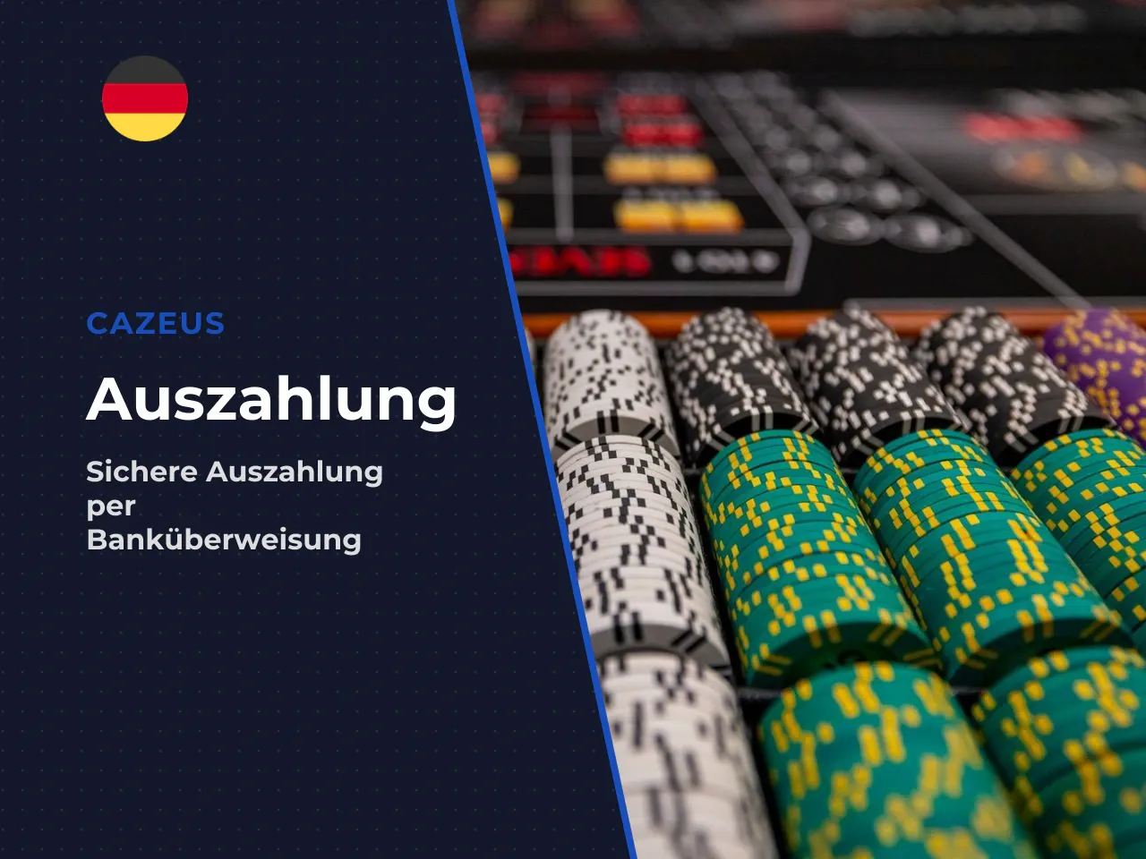Auszahlung über Bank und Transfer. Auszahlungen