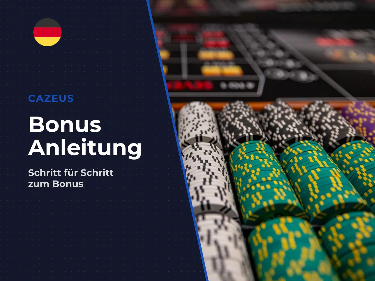 1. Bonusangebot auswählen Standard-Welcome-Bonus oder Promo-Code