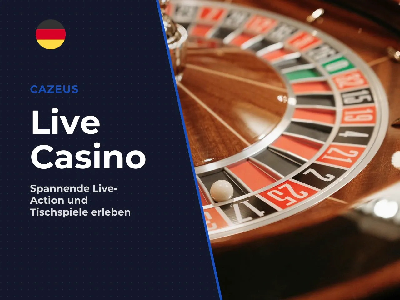 Live Casino Formate und Tischspiele. Das