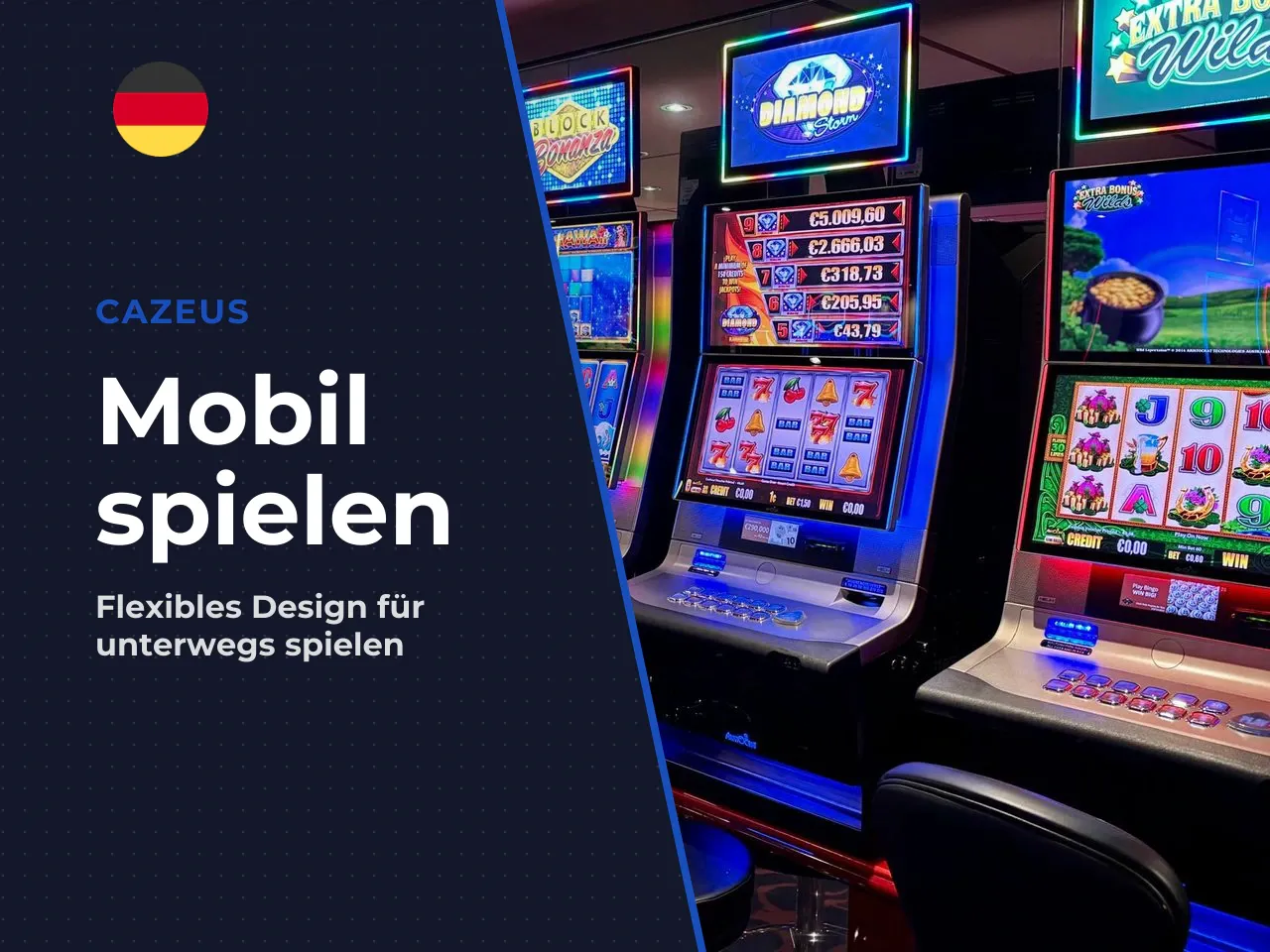 Spieloberfläche auf Smartphone und Tablet. Bei