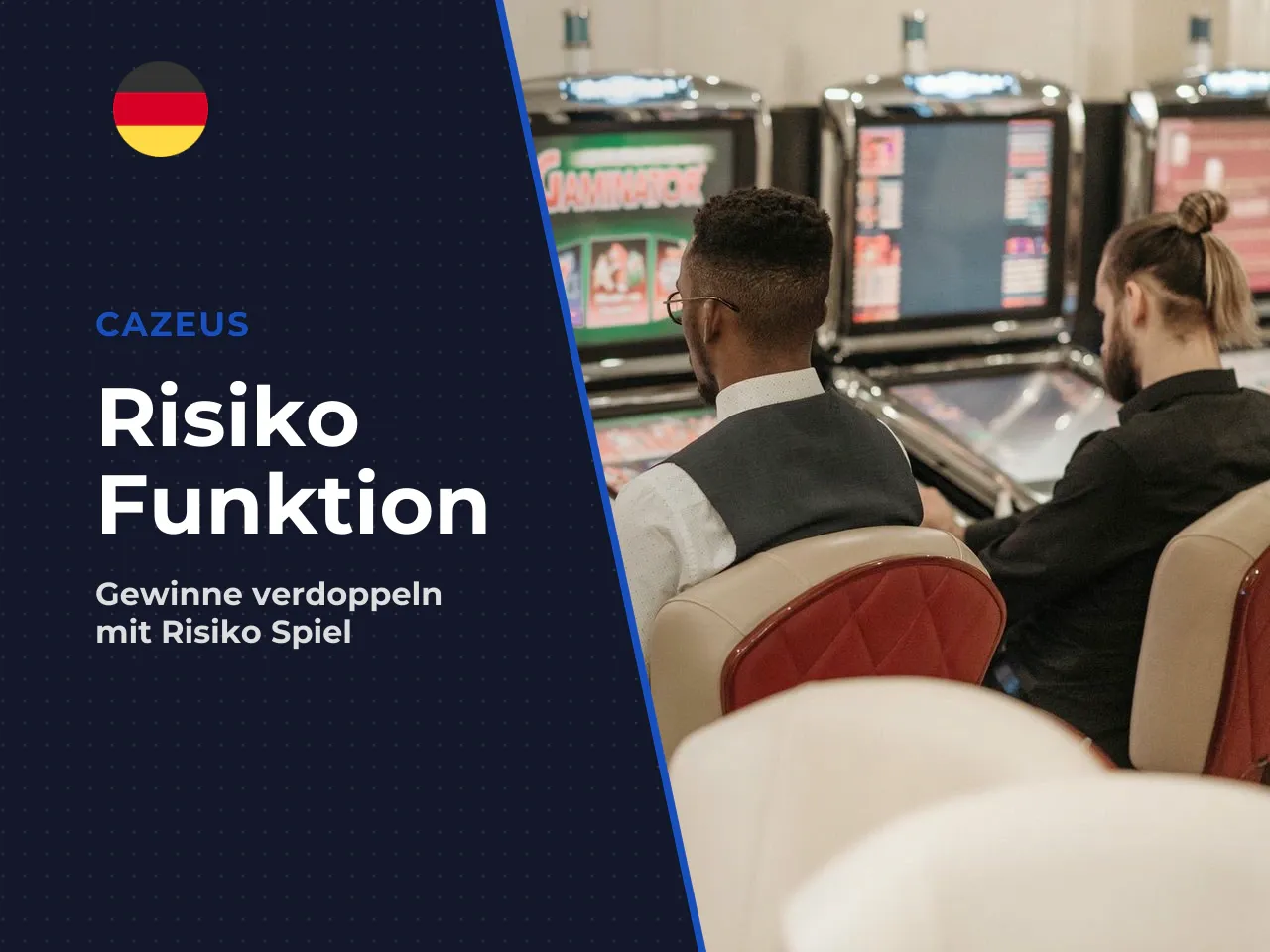 Risiko-Funktion und Gamble-Funktion. Nach jedem regulären