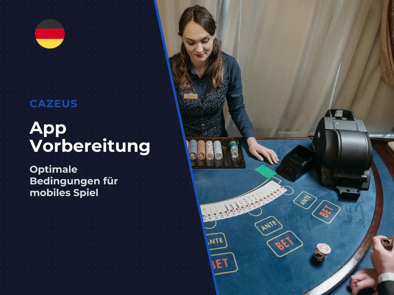 Vorbereitung vor dem Cazeus Download. Vor