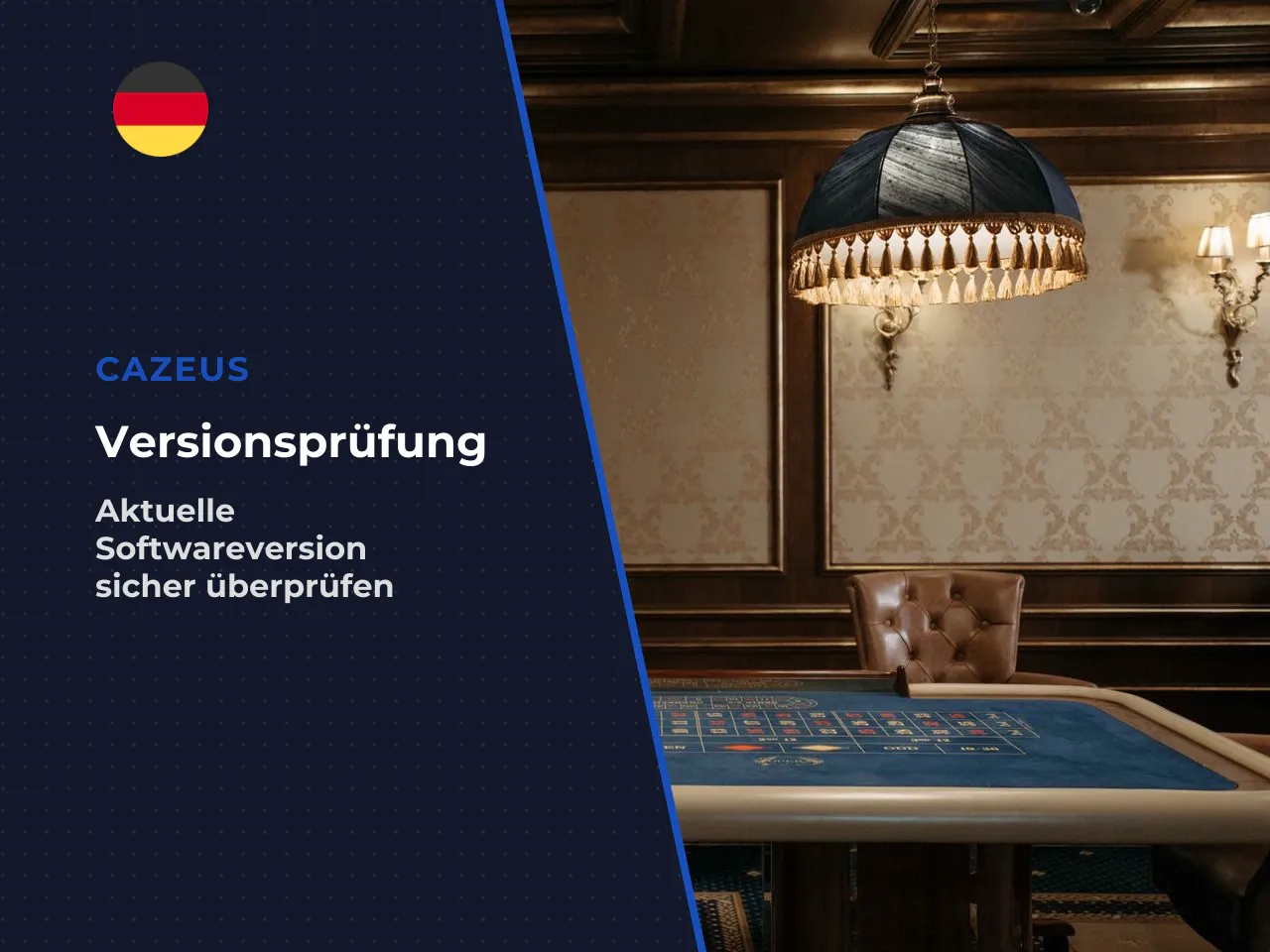 So finden Sie die installierte Cazeus-Versionsnummer