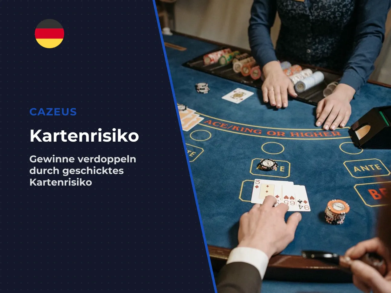 Gamble-Funktion Das Kartenrisiko nutzen. Nach jedem