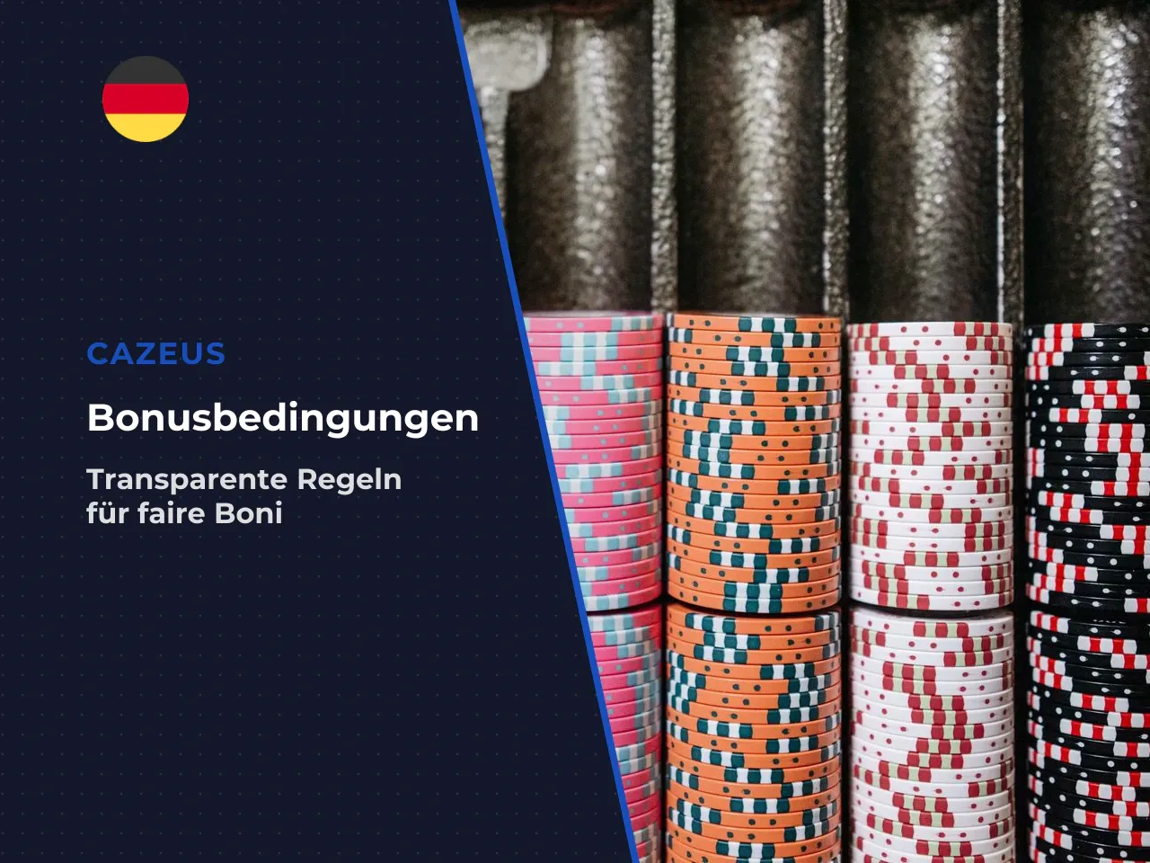 Cazeus Umsatzanforderungen vor der Bonusnutzung. Ein