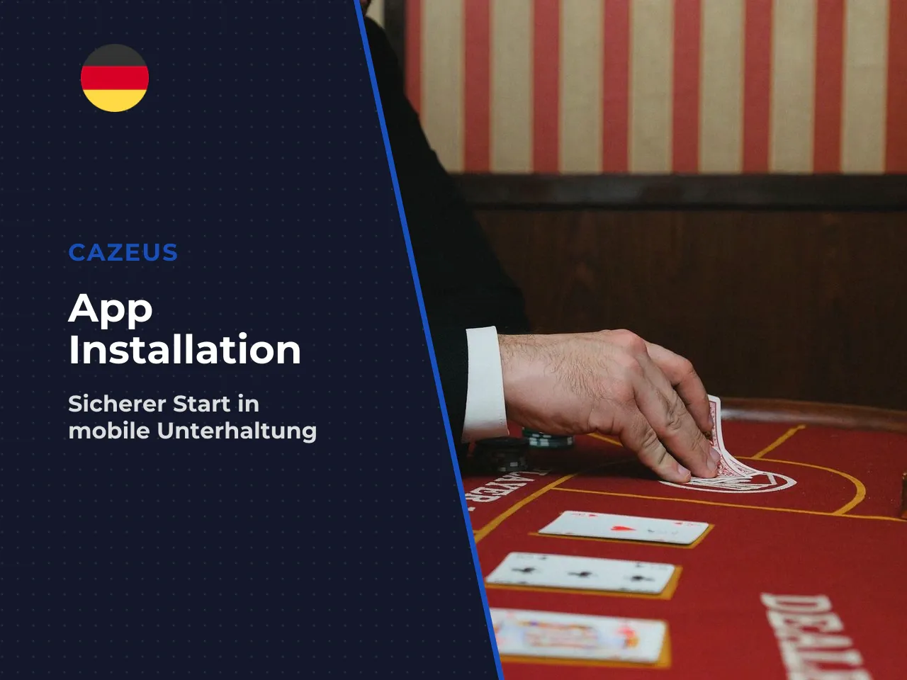 Erster Start der Cazeus Casino App