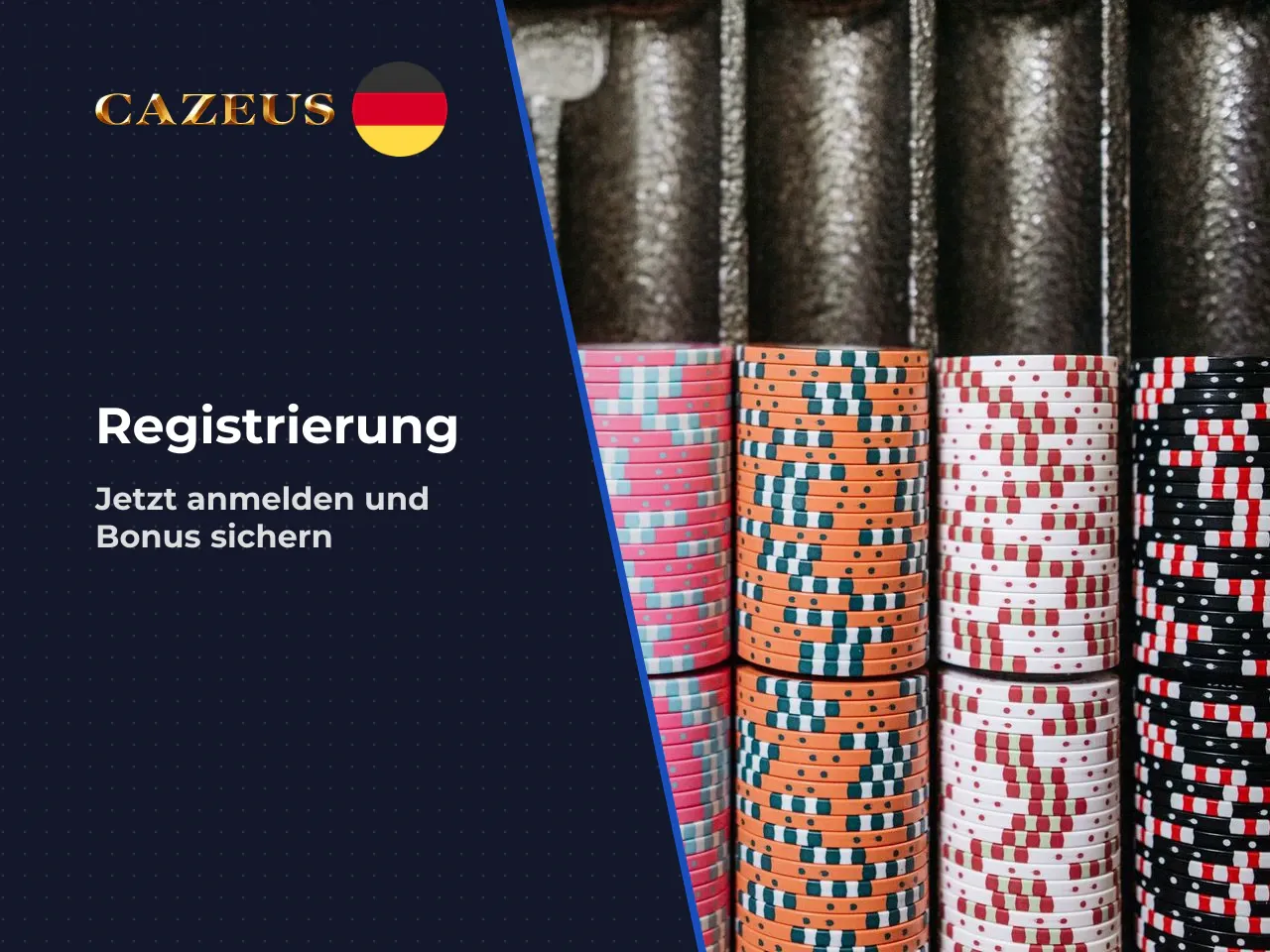 Konto erstellen und Bonus bei der