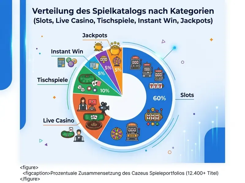Cazeus Spiele Portfolio Aufteilung Slots Live Casino