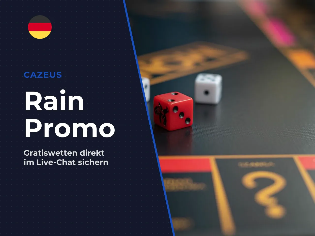 Rain Promo Gratiswetten im Live-Chat. Ein